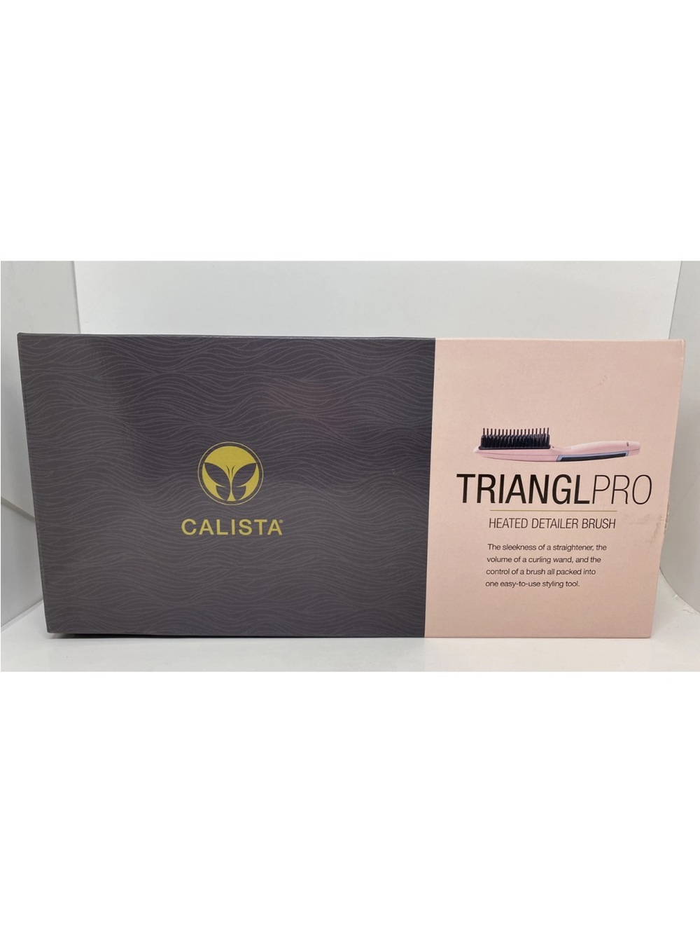 Calista TrianglPro Heated Detailer Brush - Pink